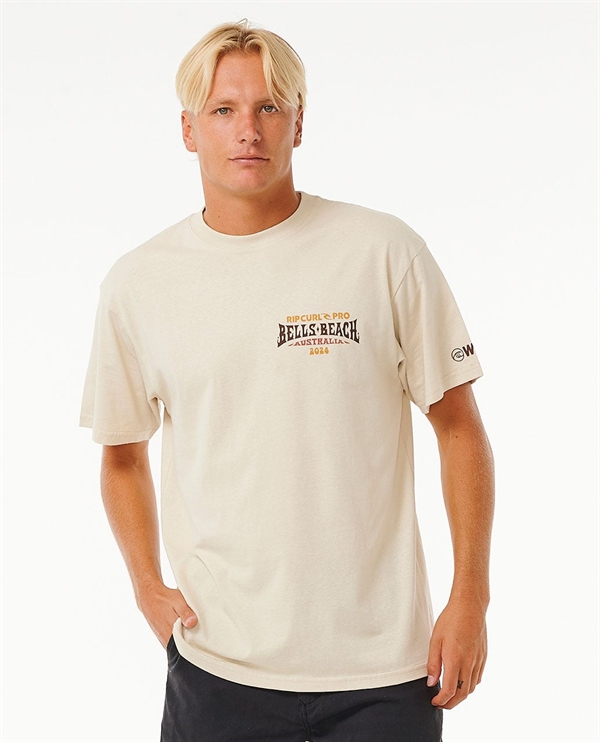 Rip Curl Pro 24 Line Up T-Shirt - Vintage White